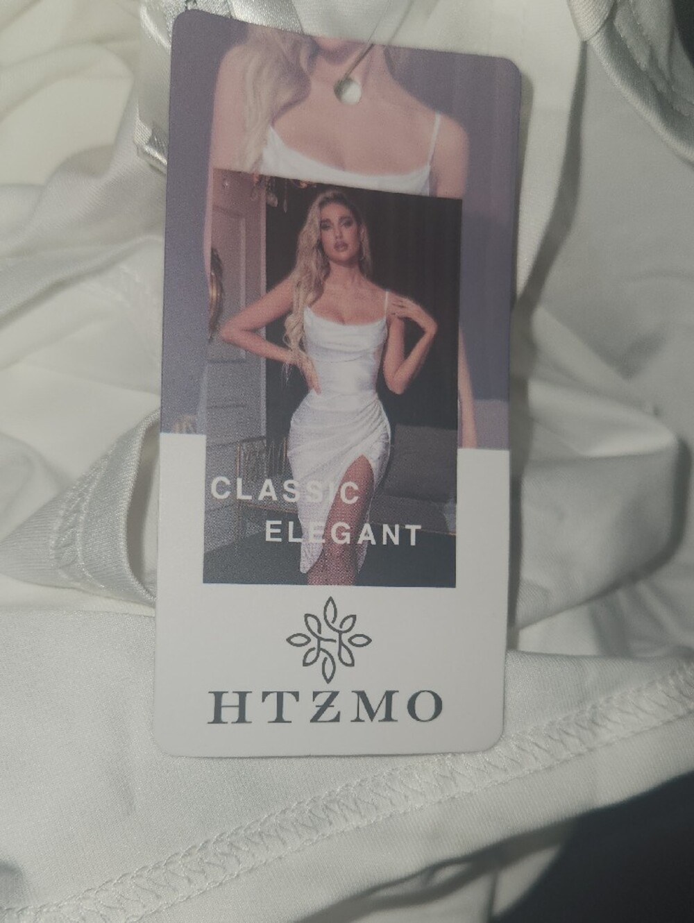 Elegant White Ruched Maxi Dress with Shoulder Accent - Picture 6 of 6